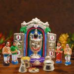 pujaNpujari Tirupati Balaji/Venkateswara Swami Navaratri Golu Dolls Set
