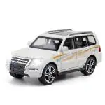 KTRS ENTERPRISE 1:32 for Mitsubishi Pajero SUV Alloy Model Diecasts Metal Car Simulation Sound Light Toy Decoration Replica Cars