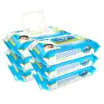 Glider Baby Wipes with Aloe Vera & Vitmain E Moisture Lock Flip-Top 72 pcs (Pack of 6)
