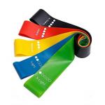 Ample Wings Resistance Bands Mini Loop (Set of 5) Perfect for Toning & Home Workout