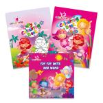 Purple Turtle Colour Fairies Story with Colouring Set 1