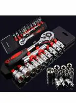 12 in 1 Heavy Duty Socket Set 1/2 Chrome Vanadium Steel Hex 12pc Socket Set and Ratchet Spanner Tool kit