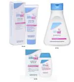 SebaMed BABY TRAVEL PACK (Shampoo, BABY WASH, Baby Cream) 50ml pack Depilah