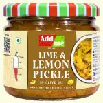 Add me Lemon Pickle in Olive Oil 300g | Nimbu ka Achar in Olive Oil 300gm | Homemade Pickles Glass Pack
