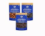 SoftArt Dry Fruits Combo Of Salted Badam,Prunes,Khajoor - (Pack of 3, 250 g Each)