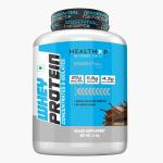 HealthXP Whey Protein Powder 4.4 lbs, 2 kg Chocolate Truffle