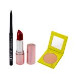 Moraze Combo Pack of Compact Lipstick With Kajal