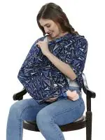 Feather Hug Eiffel tower Cotton Nursing Covers for Mothers