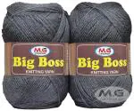 M.G Enterprise Wool Yarn, Chirag dos Light Mouse Grey 200 Grams.