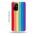Tweakymod Printed Rainbow Colour Back Cover For Oppo F19 Pro Plus 5G