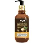 WOW Skin Science Macadamia Nut Oil Conditioner - Deeply Rejuvenating - Softening & Smoothening Care - No Mineral Oil, Parabens, Silicones & Color - 300ml