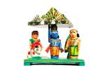 HAST SHILP Multicolor Wooden Handmade Krishna Leela Golu Doll