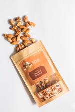 Unjunk By Kesar Sweets| Caramel Sesame Flavored Almond - 150gm, Flavored Dry-fruits Packs | Fresh & Healthy, Hygienically Prepared & Packed | No Additives & Preservatives | Healthy Dry Fruits