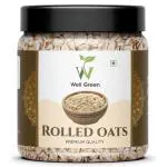 WELL GREEN Rolled Oats 250gm High Protein & Fibre, 100% Wholegrain,