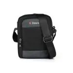 ELMIRA Small Sling Bag for Men & Women - Passport Bag for Men Travel, mens side bag, Water resistant sling bag for men travel, man hand bag, collection bags for men (black)