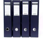 GALOPPIA PVC Coated Box File/Folder for Office documents and certificates A4 Size (Blue, Pack of 4)