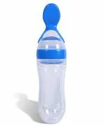 ShopiMoz Pack of 1 Soft Silicone Squeeze Serial Feeding Bottle