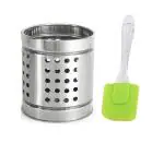 Blue Wonder Stainless Steel Cutlery Holder With Multipurpose Big Scissor Stainless Steel Kitchen Scissor and (Multicolour, Pack of 2)