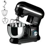 AGARO Royal, 1000W Stand Mixer with 5L SS Bowl & 8 Speed Setting, Black