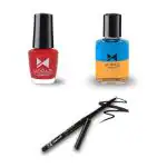 Moraze Pack of Nail Polish With Kajal and Nail Polish Remover