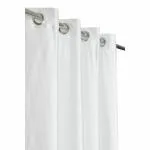 GOYCORS White Solid Polyester Long Window Curtains (4 x 6 ft) (Pack of 2)