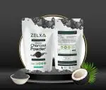 ZELXA HERBAL Naturals Activated Charcoal Powder For Face, Hair & Oral Care | Removed dead skin, Impurities and Detoxify Skin | Coconut Charcoal powder | 100% Natural Charcoal Powder (50gm)