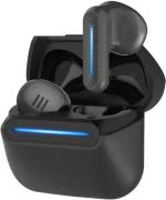 grooves Delta Low Latency Gaming Headset Bluetooth 5.3 TWS Gaming Wireless Earphones (Black)