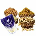 Andramart Combo pack of solitaire Cashew (Kaju) , Raisons, Almond & Pistachios 400 gm(4x100)