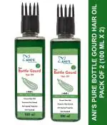 Bottle Gourd Lauki Hair oil for Smooth , Shiny, Silky Hair 2 x 100 Ml