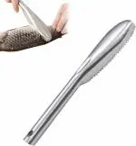 Olrada Fish Skin Brush Stainless Steel Scraping Fish Scale Kitchen Tool Cleaning Fish Skin Scraper