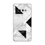 GADGETSWRAP Printed Vinyl Skin Sticker for Samsung Galaxy S10 E - MARBLE BW