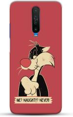 CustomEra Poco X2 Multicolour Naughty Never Design Polycarbonate Hard Case Back Cover