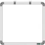 YAJNAS Non Magnetic 2X2 Feet, Double-Sided Writing Whiteboard & Green Chalkboard Whiteboards (White, Green)