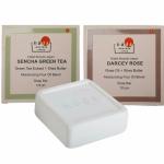 Hada Secrets Japan Bundle Pack of 2 Soapbar Darcey Rose + Sencha Green Tea
