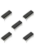 Robotbanao L293D Dual H Bridge Stepper Motor Driver IC Chip Pack of 5 RBB_00523