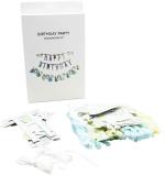 My Party Suppliers Multicolor Latest Happy Birthday Metallic Unicorn Banners Flags Double Layer Garland Décor