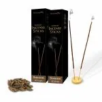 Puremazing Bakhoor Incense Stick| 80 Dhoop Sticks | 100% Natural Incense Stick | Dhoop Sticks with Long Lasting Fragrance | Non Toxic & Chemical Free | Agarbatti for Pooja & Havan