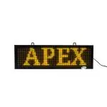 APSHINE Led Displauy Metal Board (Yellow 64x16 Cm) Moving Texts, App Operated Control with Wi-Fi Board Led Board