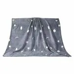 Vinishq Glow in The Dark Radium Blanket - Microfibre Super Soft Warm Fluffy Fleece for Toddler