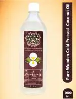 Organic Oasis Cold Pressed Coconut Oil Mara Extra virgin Coconut Oil|Unrefined Chemical-Free| Coconut Oil for Cooking|Virgin Coconut Oil for Hair & Skin|Coconut oil - 1000ml