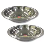 SHINI LIFESTYLE Premium Quality Stainless Steel Atta Parat / Basin, Mixing Serving Bowl