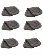 BEAUQIQ BABY Reusable 5 Layer Bamboo Charcoal Inserts Liners Free Size (Pack of 6)