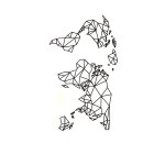 SIMPLY INKED Geometric World Temporary Tattoo, Designer Tattoo for all (Geometric World Tattoo) Pack of 2