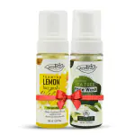 Purobio Lemon & Tea Tree Foaming Face Wash Combo For Brightening Skin 300ml