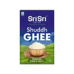 Sri Sri Tattva 1L Shuddh Ghee - Danedar, Pure & Tasty (Tetrapack)