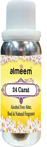 Almeem 24 Carat Woody, Citrus, Musk Floral Attar for Men and Women, 25 ml