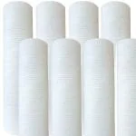 BIOTIC WATER PP Spun Filter 10 Inch 5 Micron Heavy Dotted Design 120 GM, High Density Candle Cartridge Sediment Pre Filter for Water Purifier Suitable for All Outer Pre Filter Housing (Packof 8)