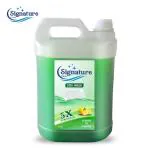 Signature Clean Dishwash Liquid Detergent Dish Wash Gel For Home | Power Of Lemon Dish Cleaning Gel Dishwasher Green | Lemon Fighters Concentrate Dishwash Liquid | Lemon Dishwash Liquid (5 Ltr)