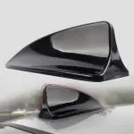 AllExtreme Car Shark Fin Roof Antenna Radio FM,AM Car Accessories Decorater Universal for Car (Black)