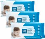 Meemee Caring Baby Wet Wipes With Aloe Vera - Pieces Of 72 (Pack Of 3)